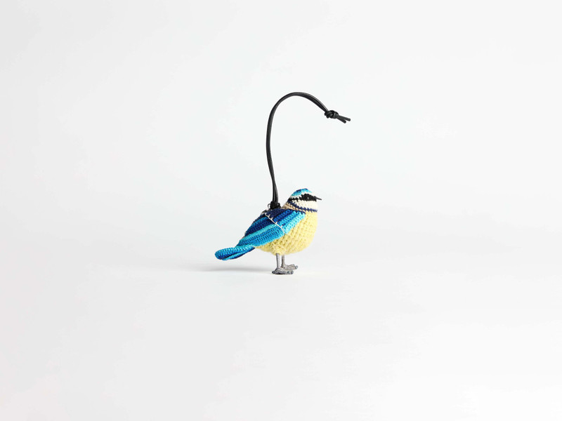 HAND-CROCHETED BLUE-TIT CHARM 1