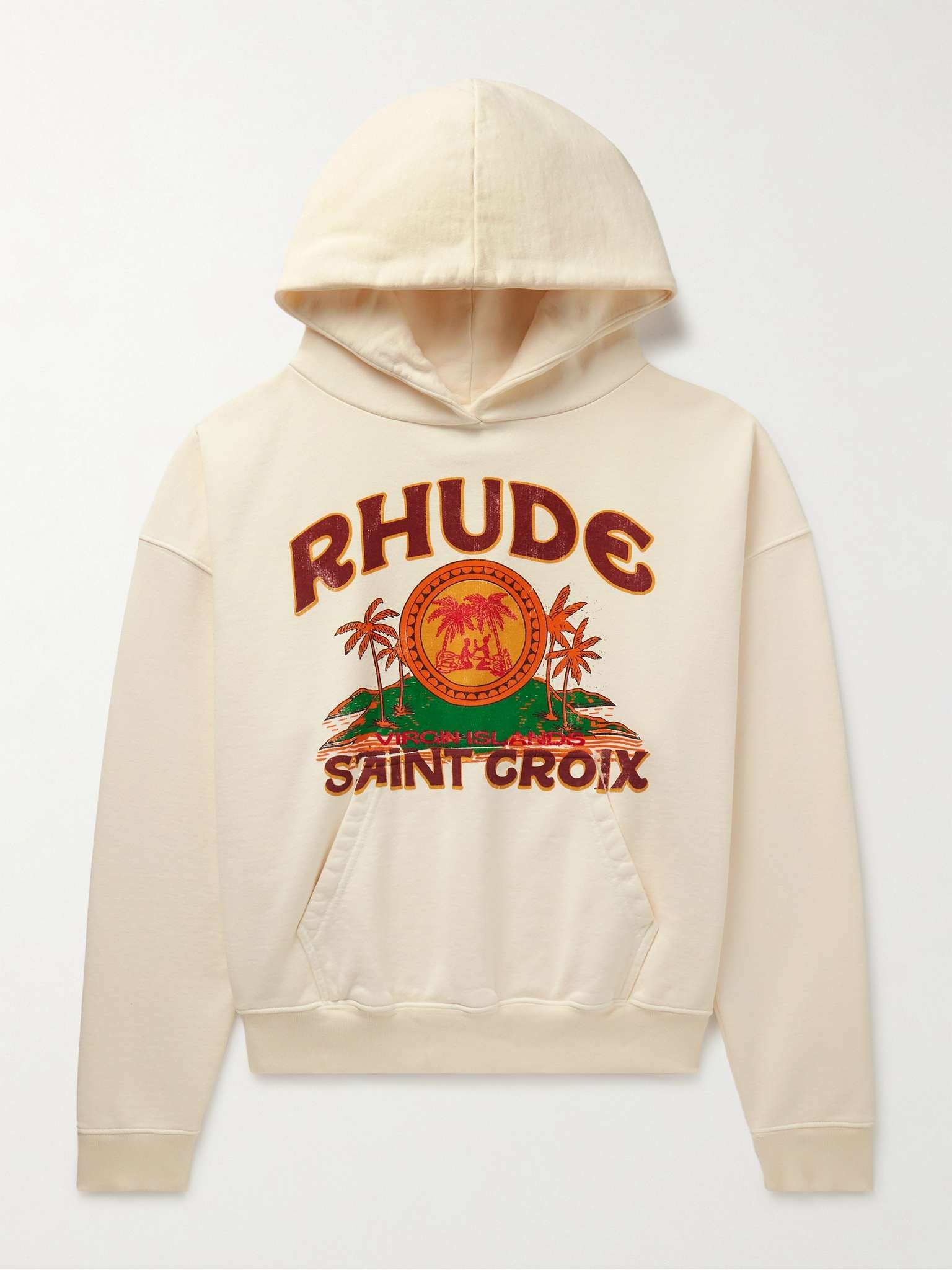 Saint Croix Logo-Print Cotton-Jersey Hoodie - 1