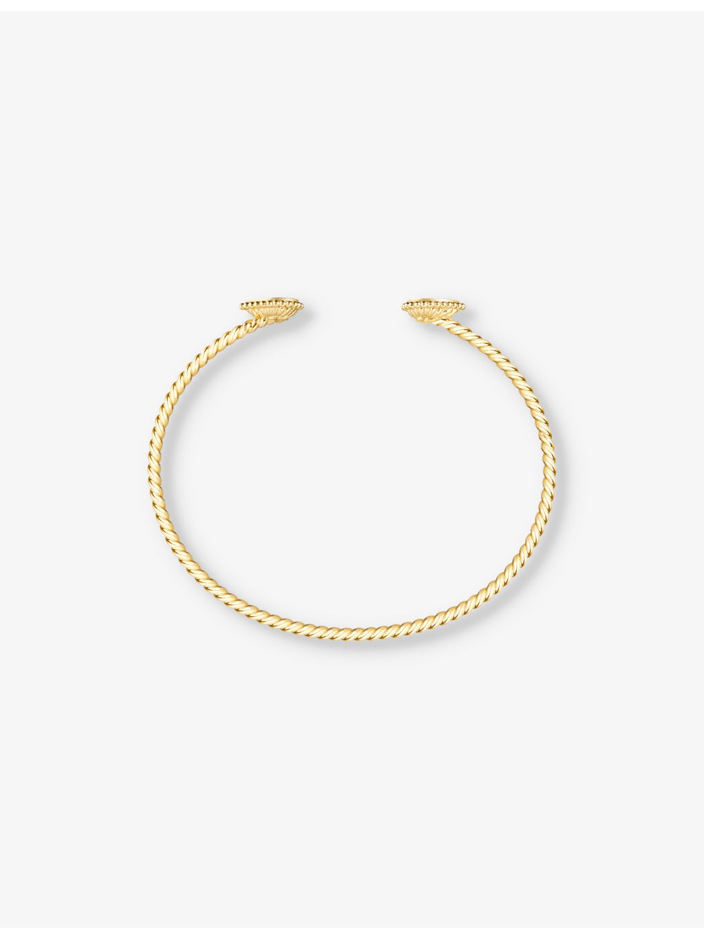 Serpent Bohème 18ct yellow-gold and 0.27ct brilliant-cut diamond bangle bracelet - 2