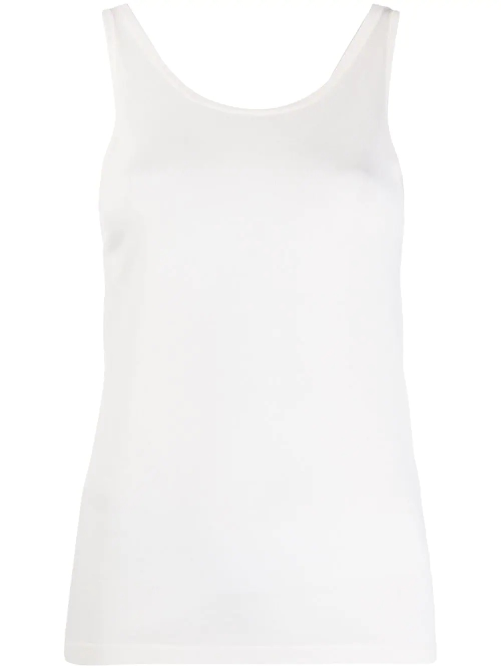 silk-blend vest top - 1