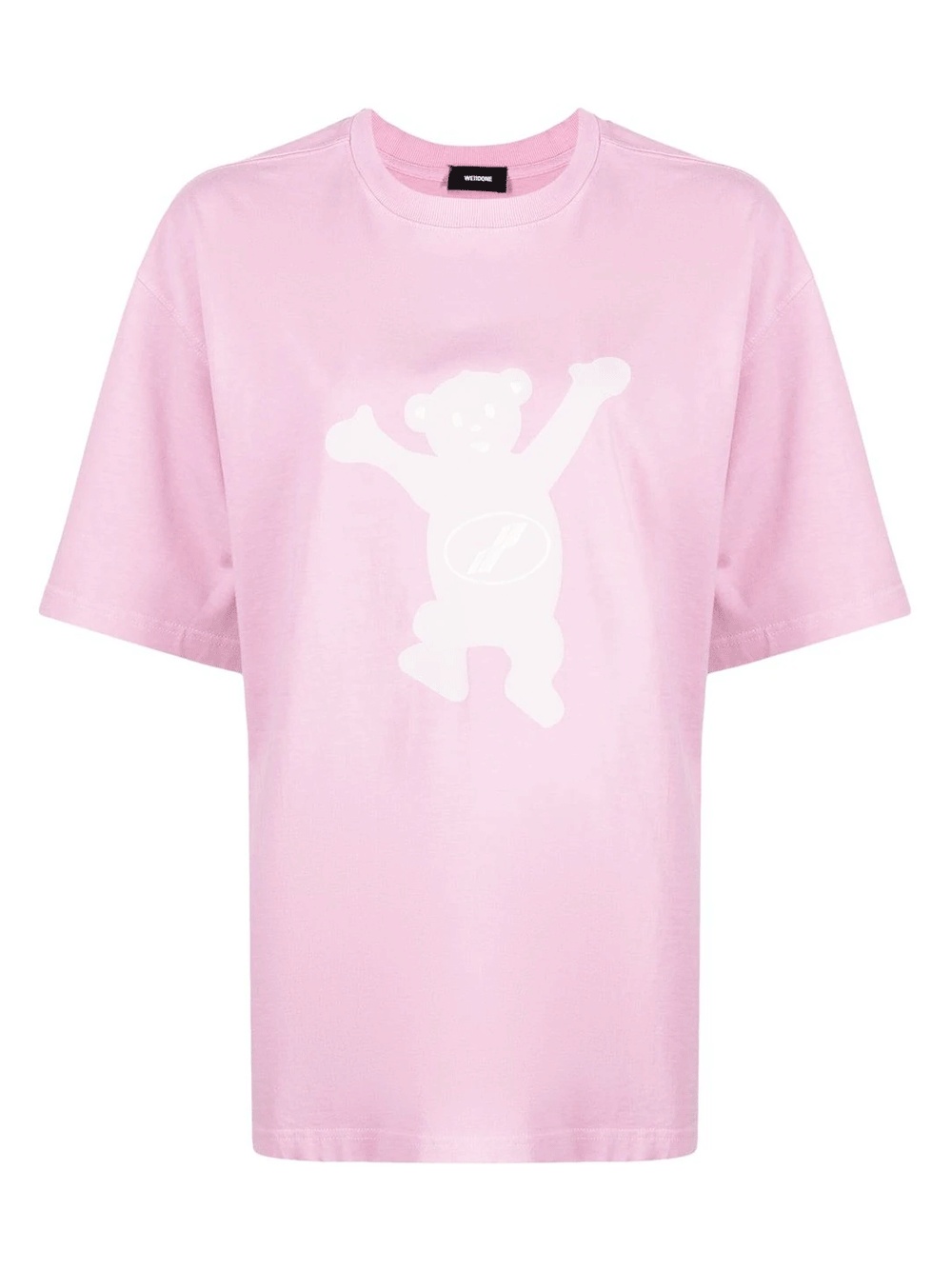 【関税込み】We11done ピンク Teddy Logo Tシャツ We11done Pink Teddy Logo T-Shirt | club21 | REVERSIBLE