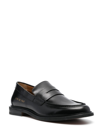 Common Projects penny-slot leather loafers outlook