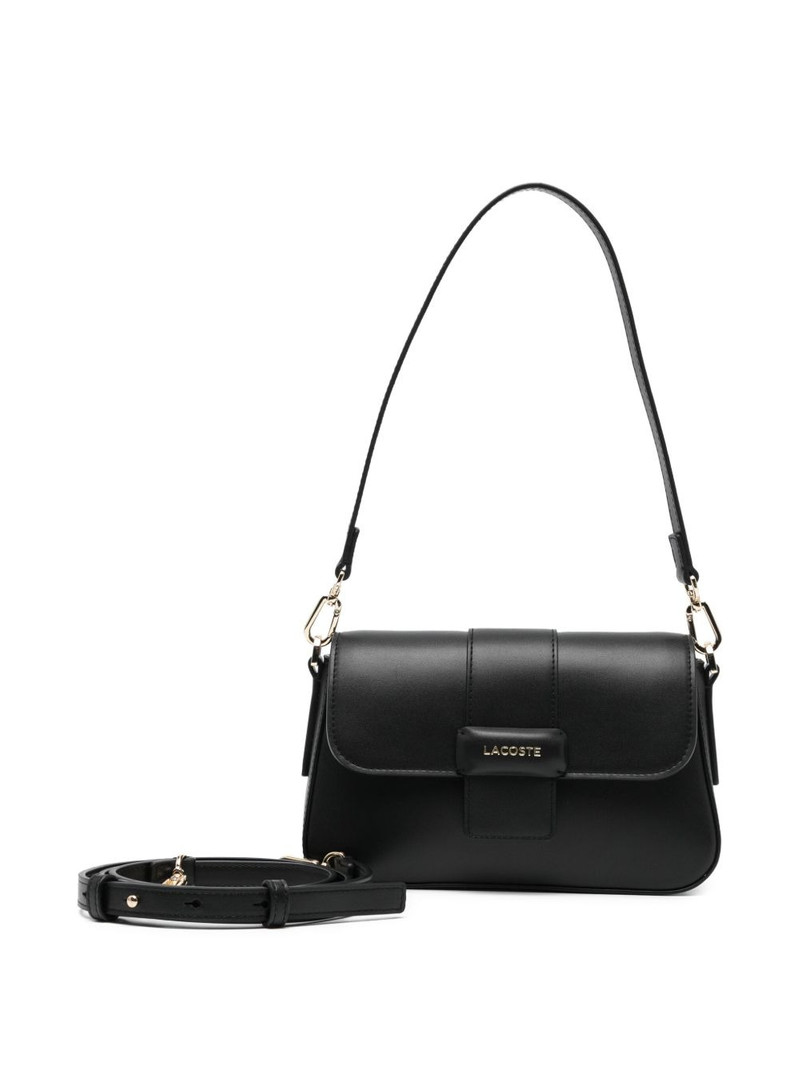 logo-appliqué flap bag 5