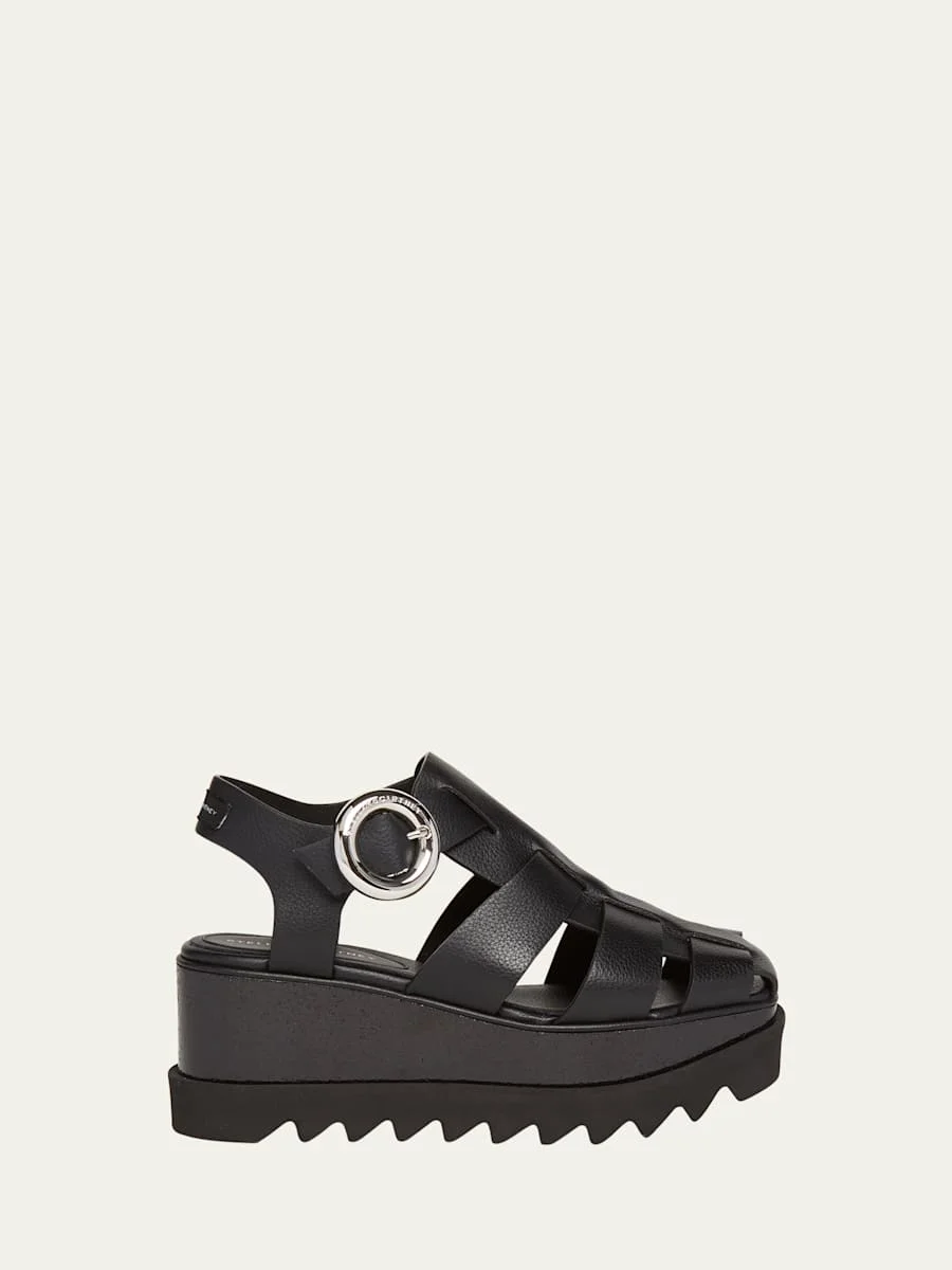 Elyse Vegan Platform Fisherman Sandals - 1