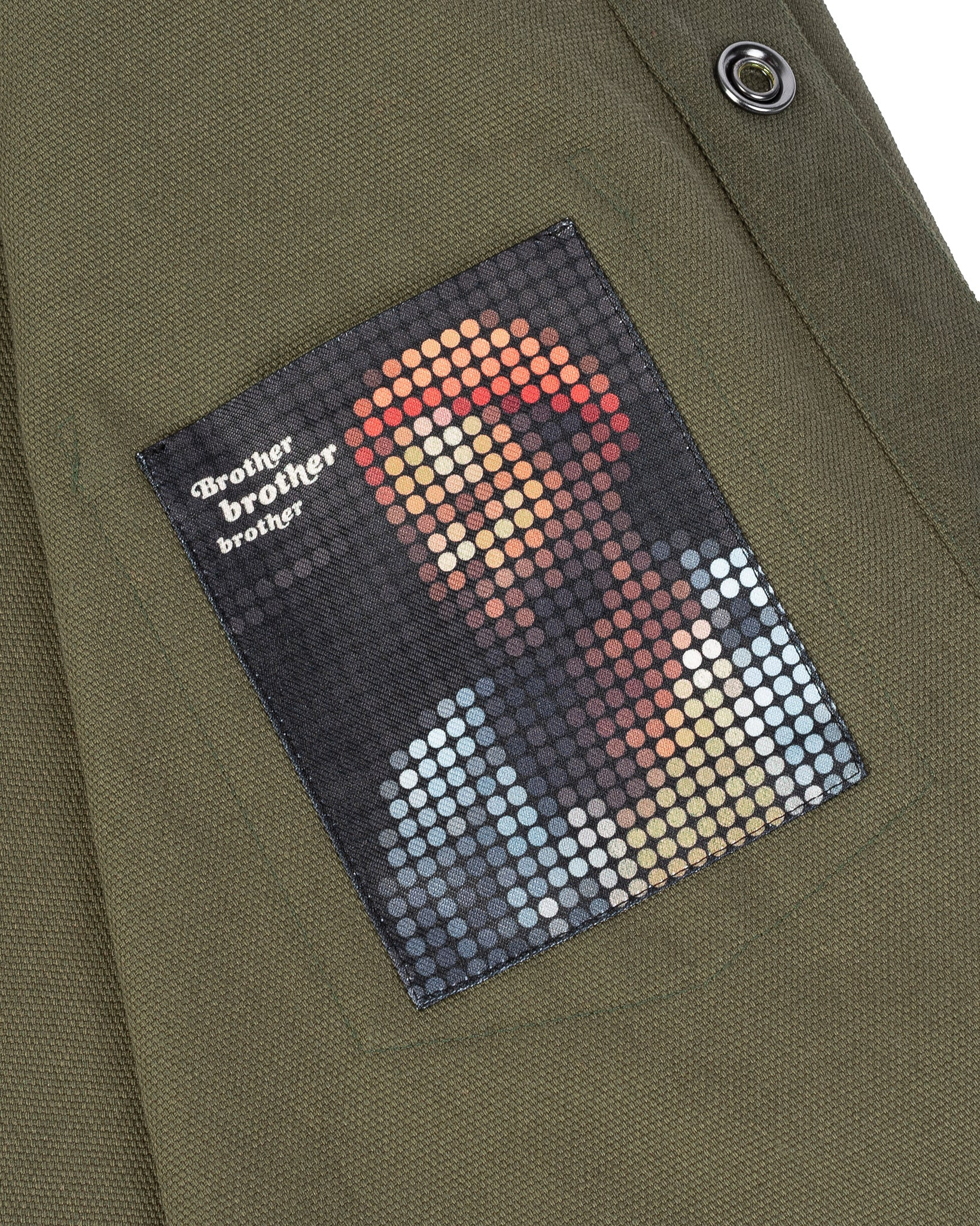 STF-BRO71 SaturdayTypeFever - 9oz Olive Cotton Shirt - Brother71 - 13