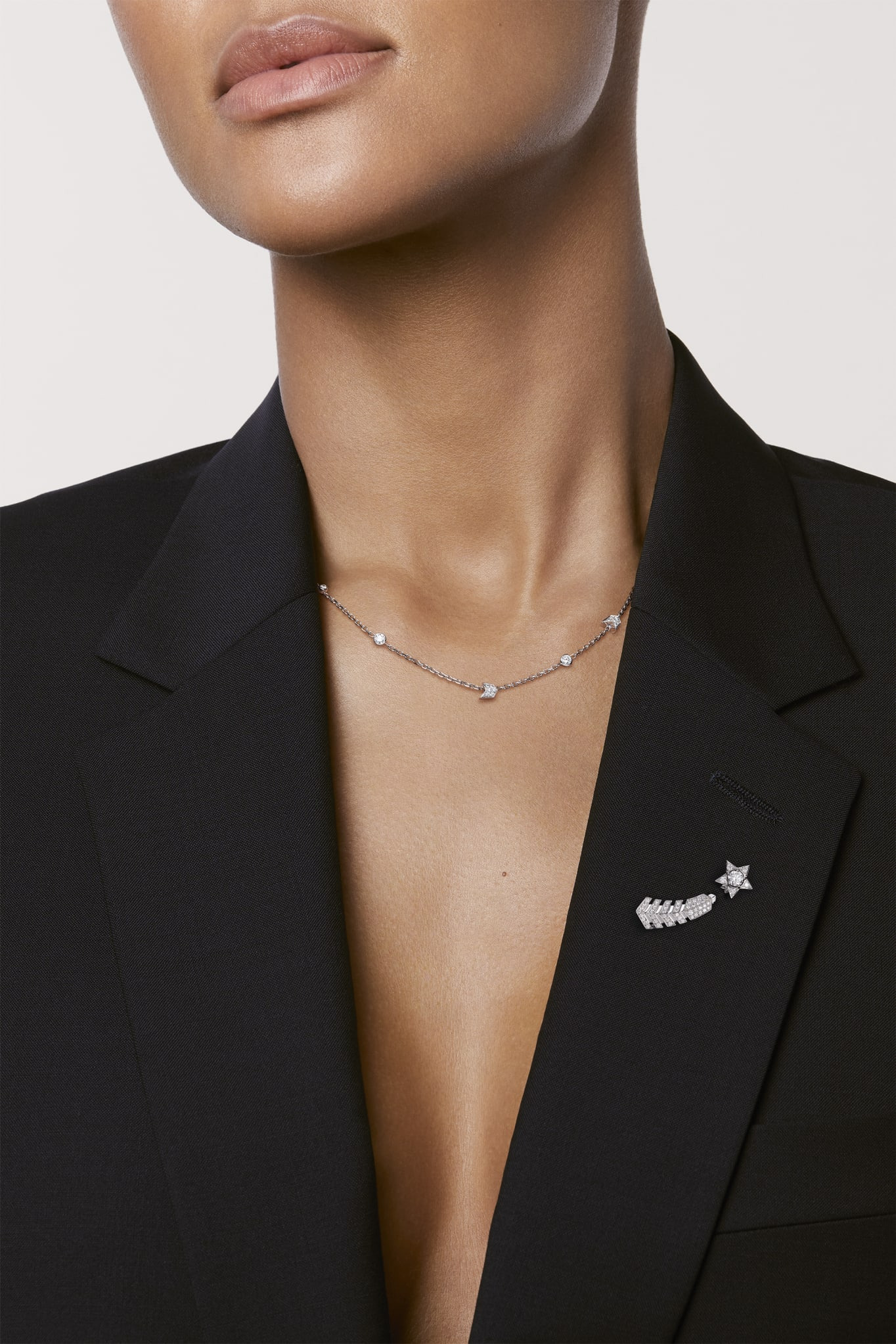 Comète Chevron transformable necklace - 7