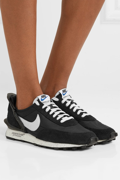 Nike + Undercover Daybreak shell, suede and leather sneakers outlook