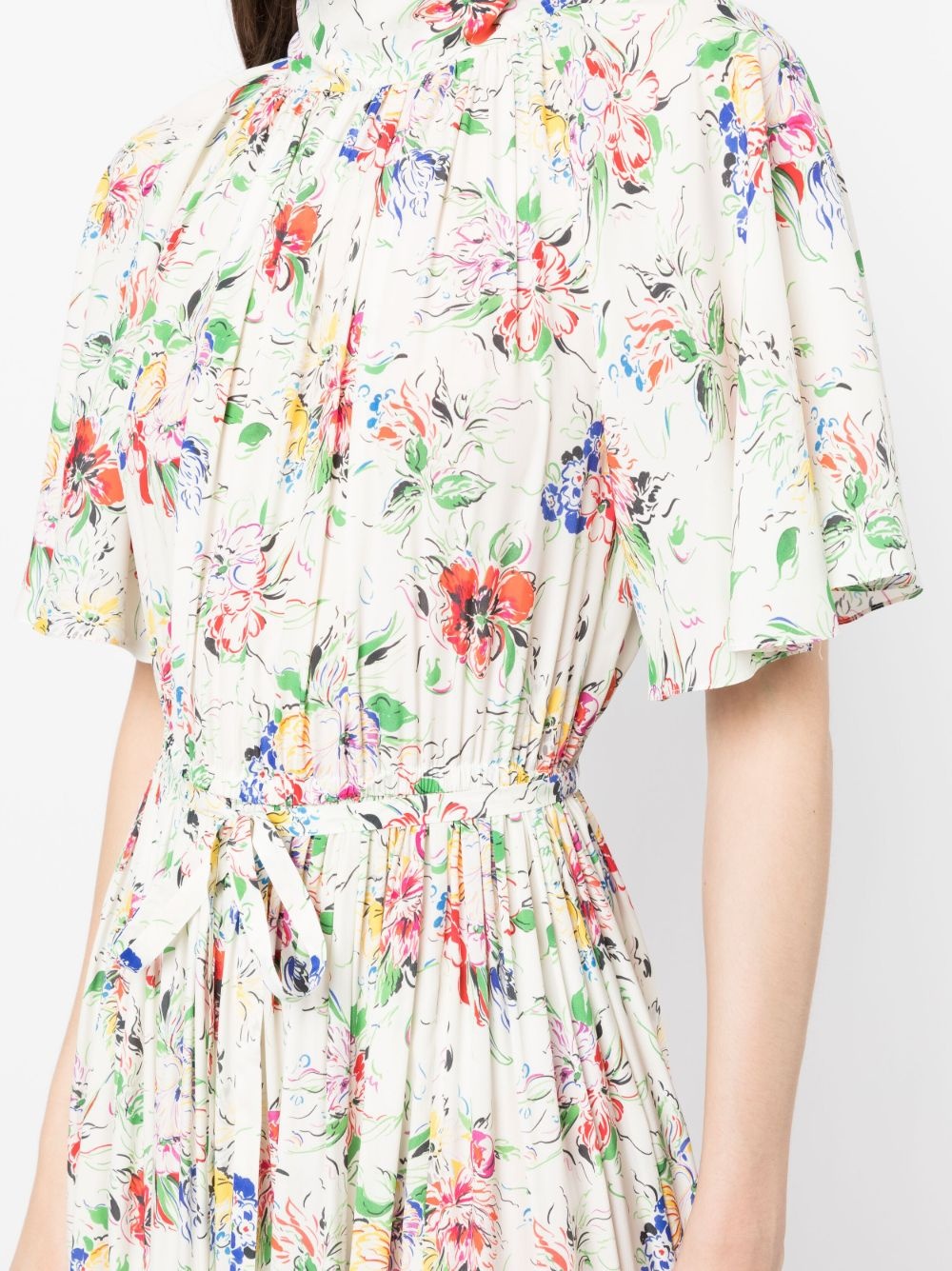 floral-print maxi dress - 5