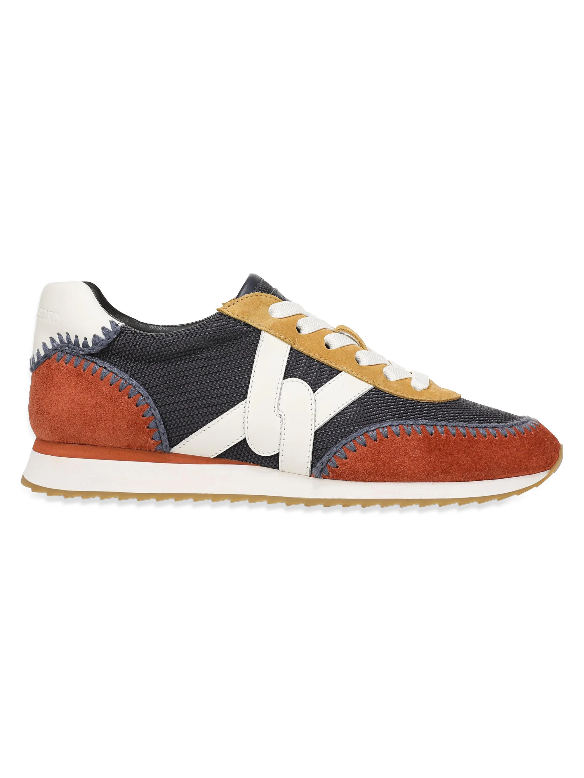 Women's Penrose 25MM Whipstitch Colorblocked Sneakers - Navy Rust - 1