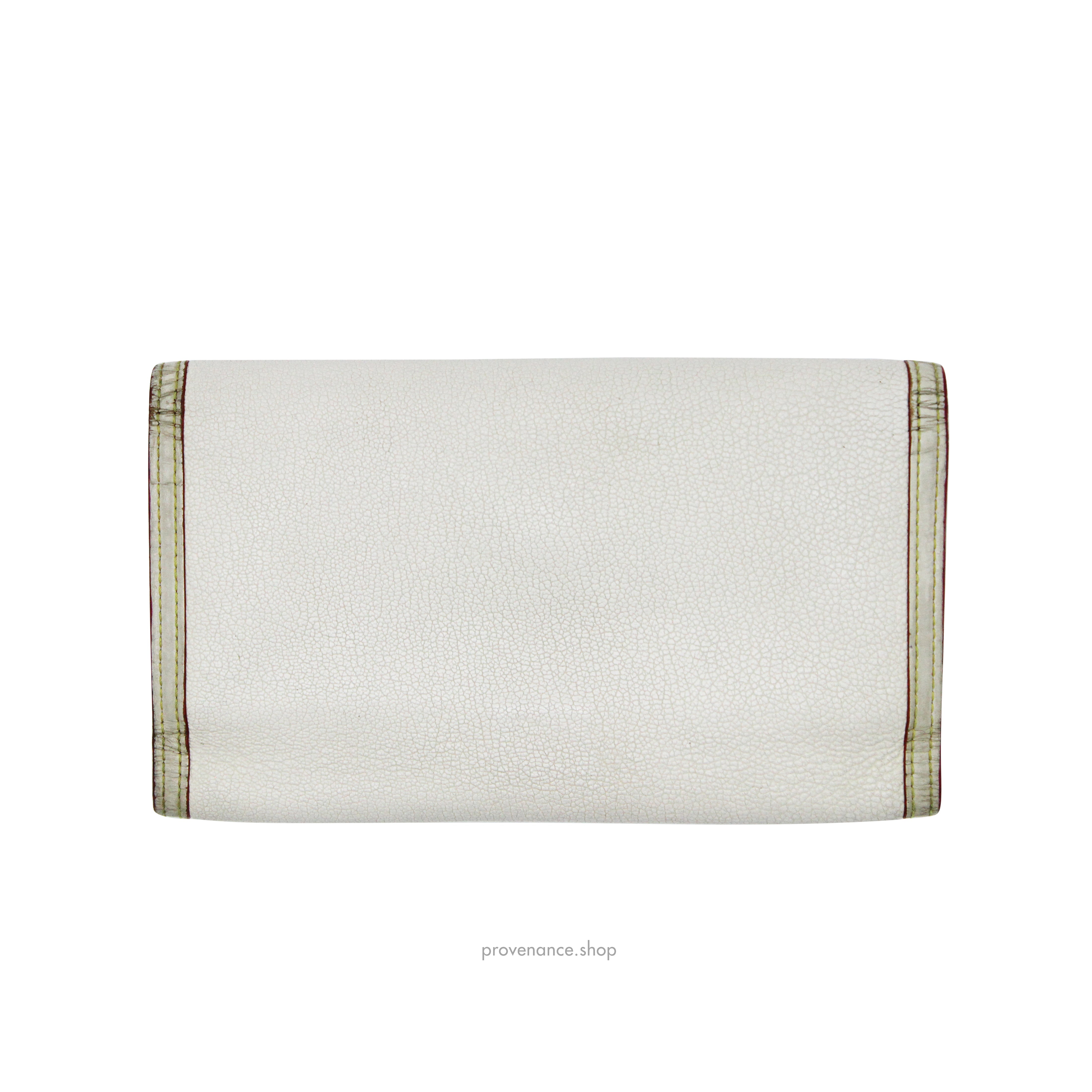 Louis Vuitton x Marc Jacobs International Wallet - White Suhali Leather - 3