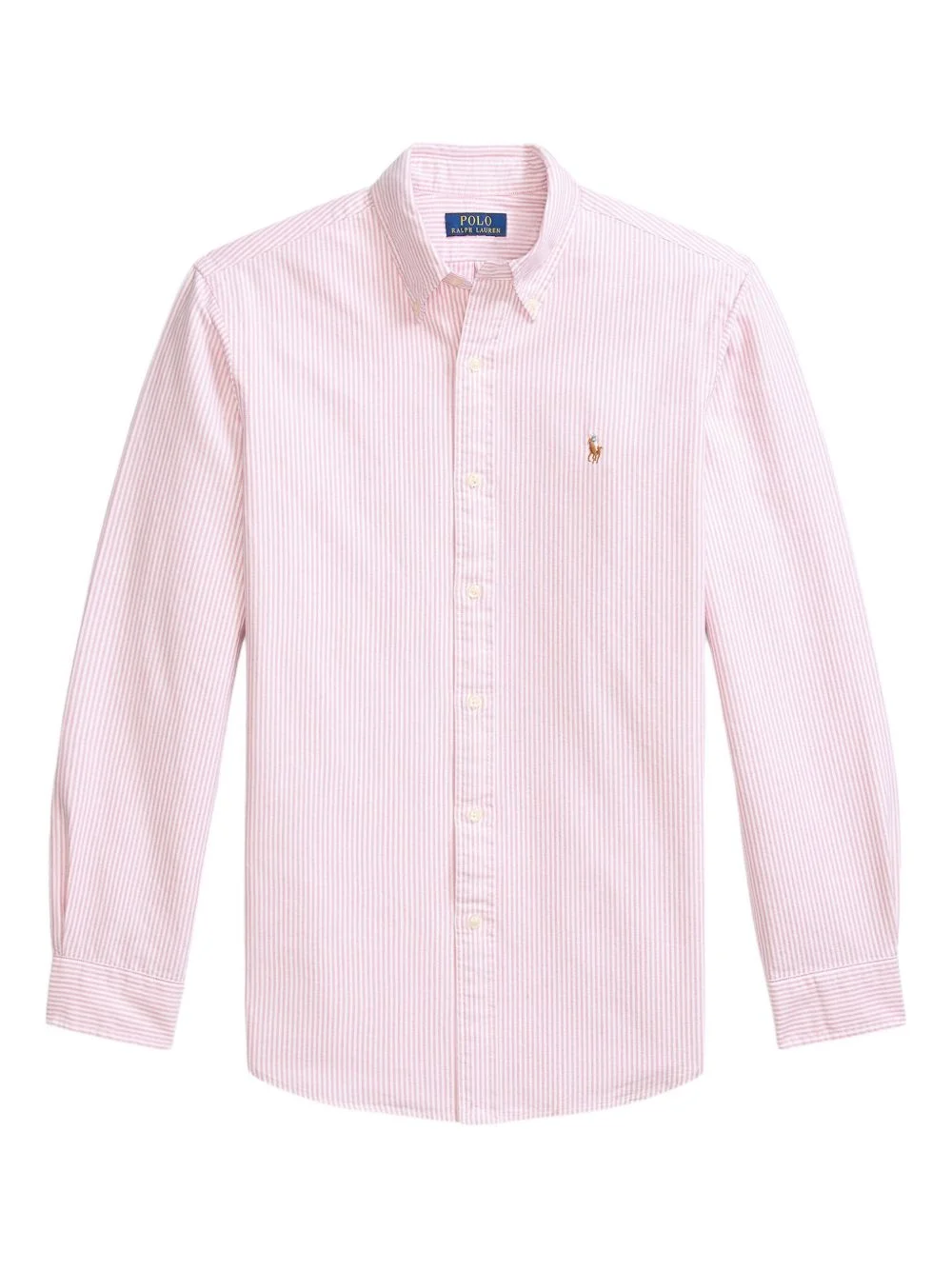 striped button-down shirt - 1