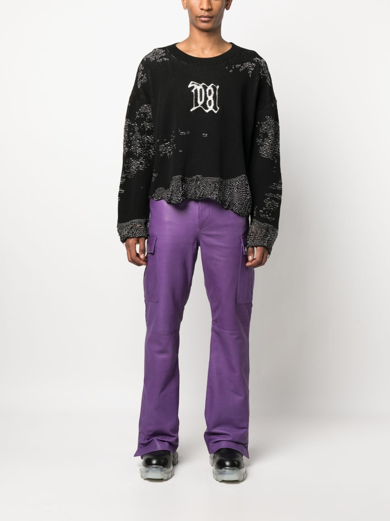 MISBHV intarsia-knit long-sleeve jumper outlook