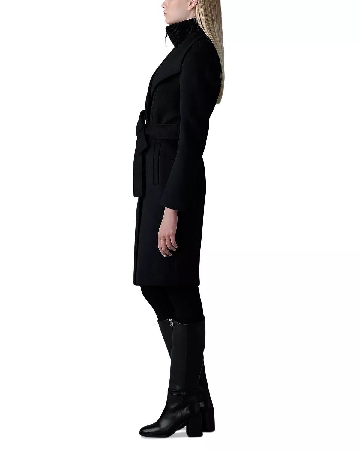 Norita Belted Wool Coat - 4