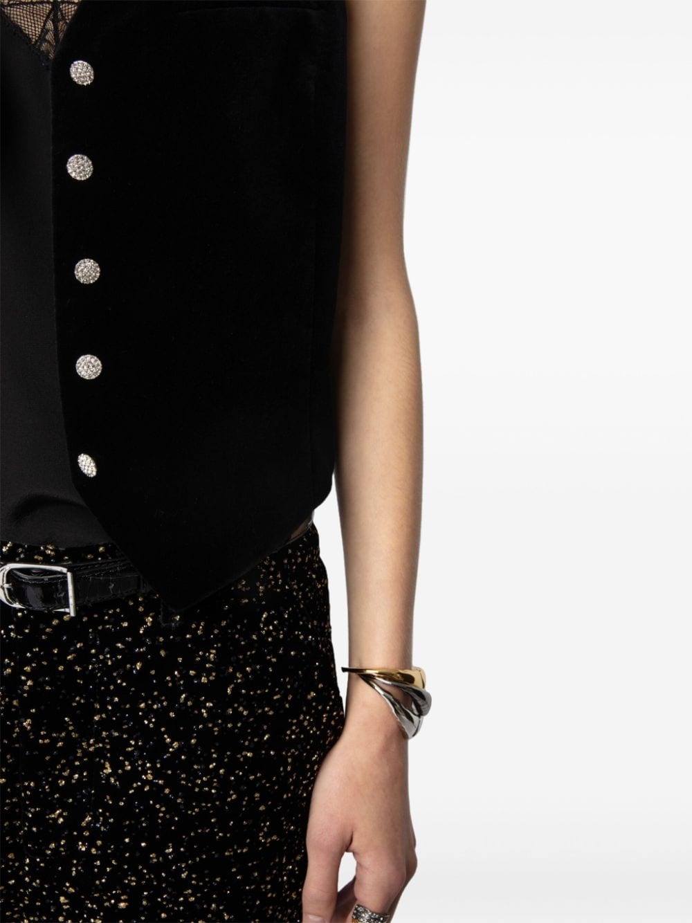 Emaux velvet vest - 7