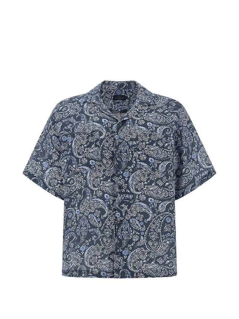 paisley-print shirt 1