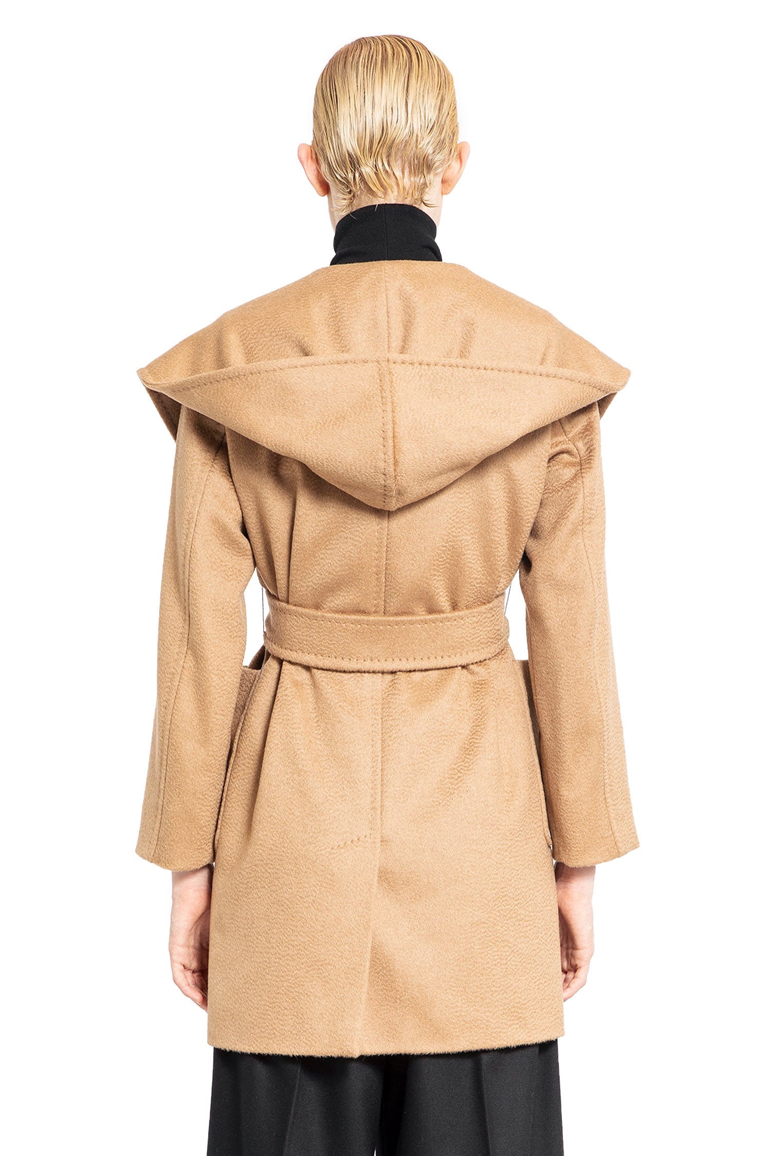 Max mara rialto hooded coat deals