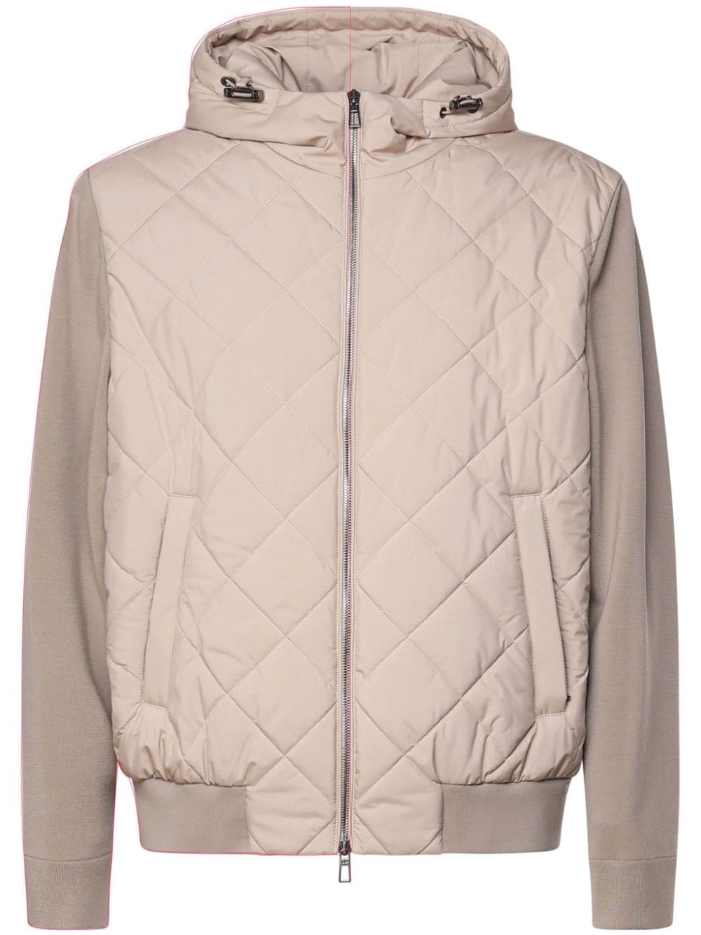 hooded padded jacket - 1