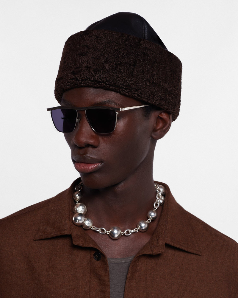 Bonded Shearling Hat 4