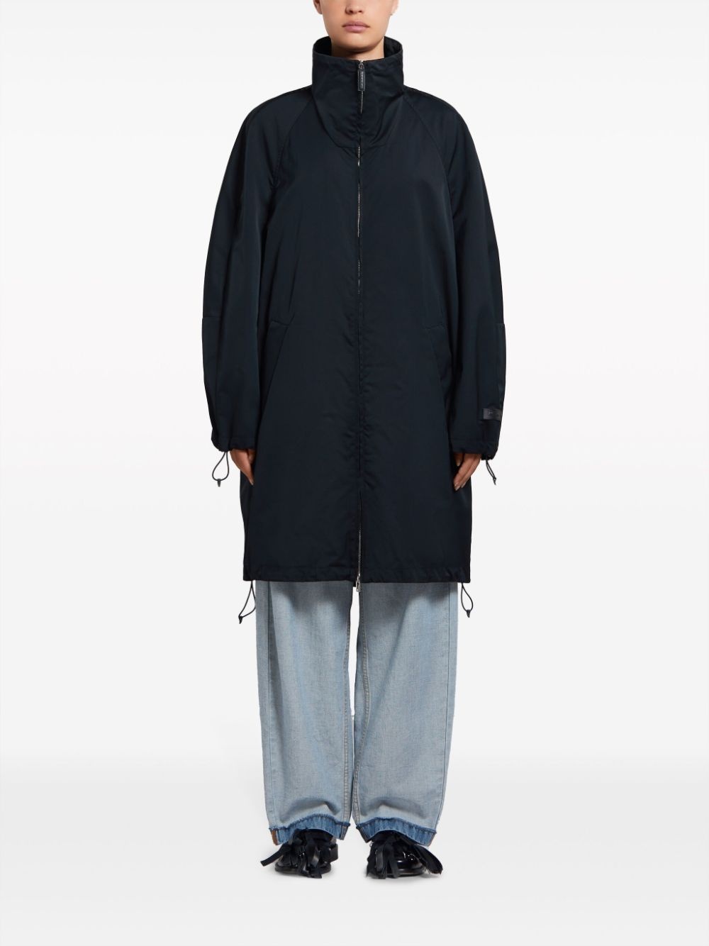 raglan-sleeve zip-up jacket - 2