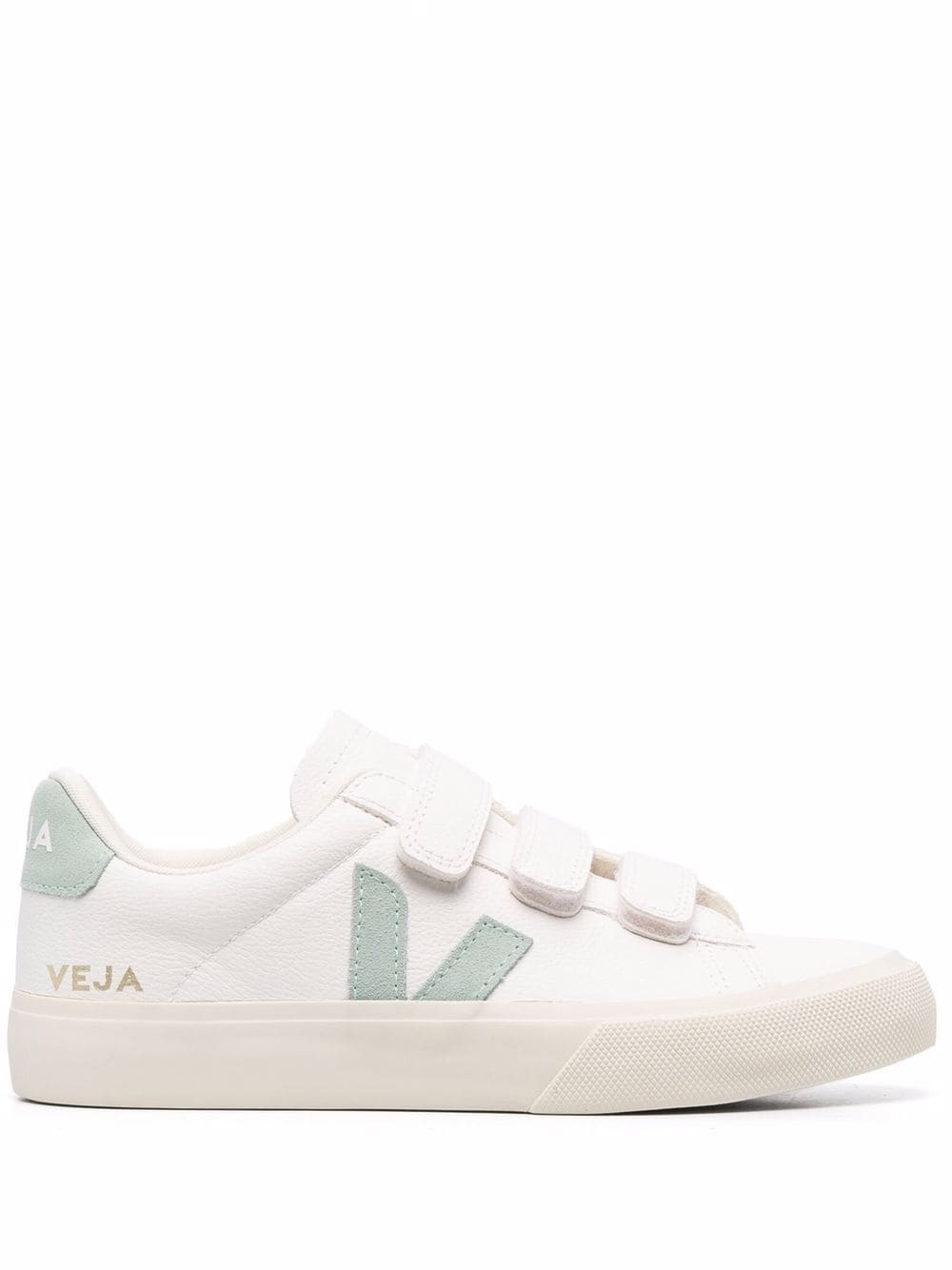 logo-patch touch-strap sneakers - 1