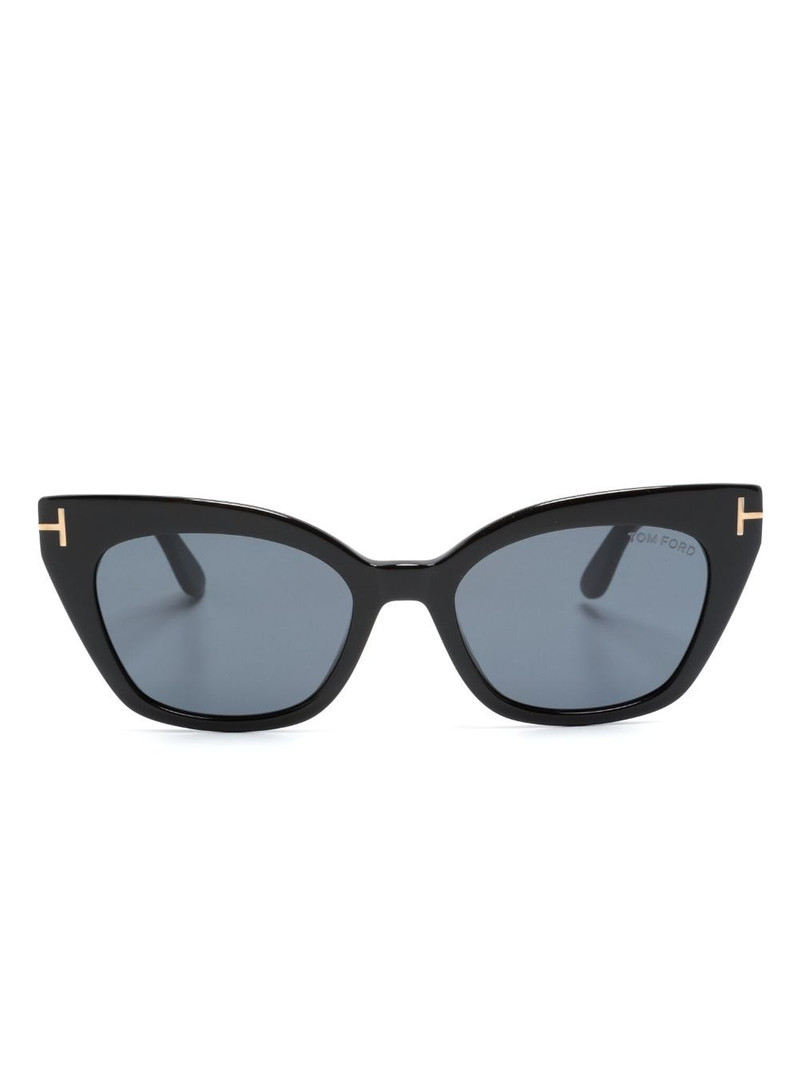 cat eye-frame tinted sunglasses 1