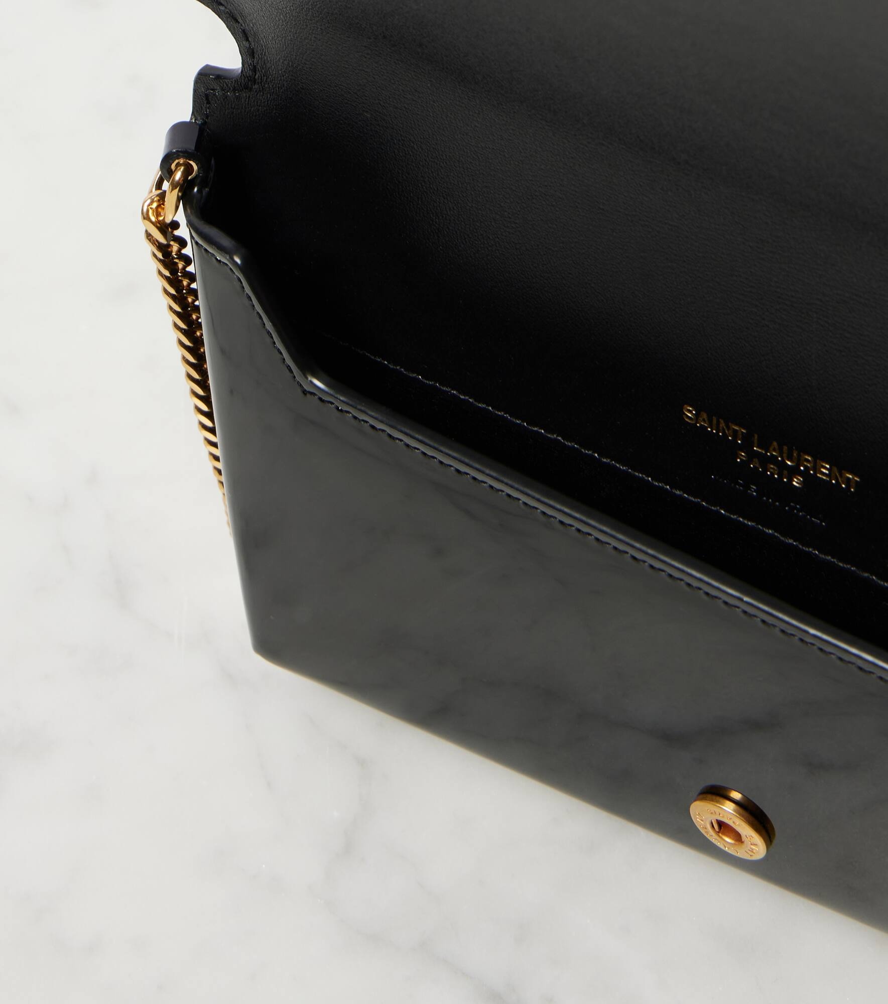 Cassandre patent leather phone pouch - 3