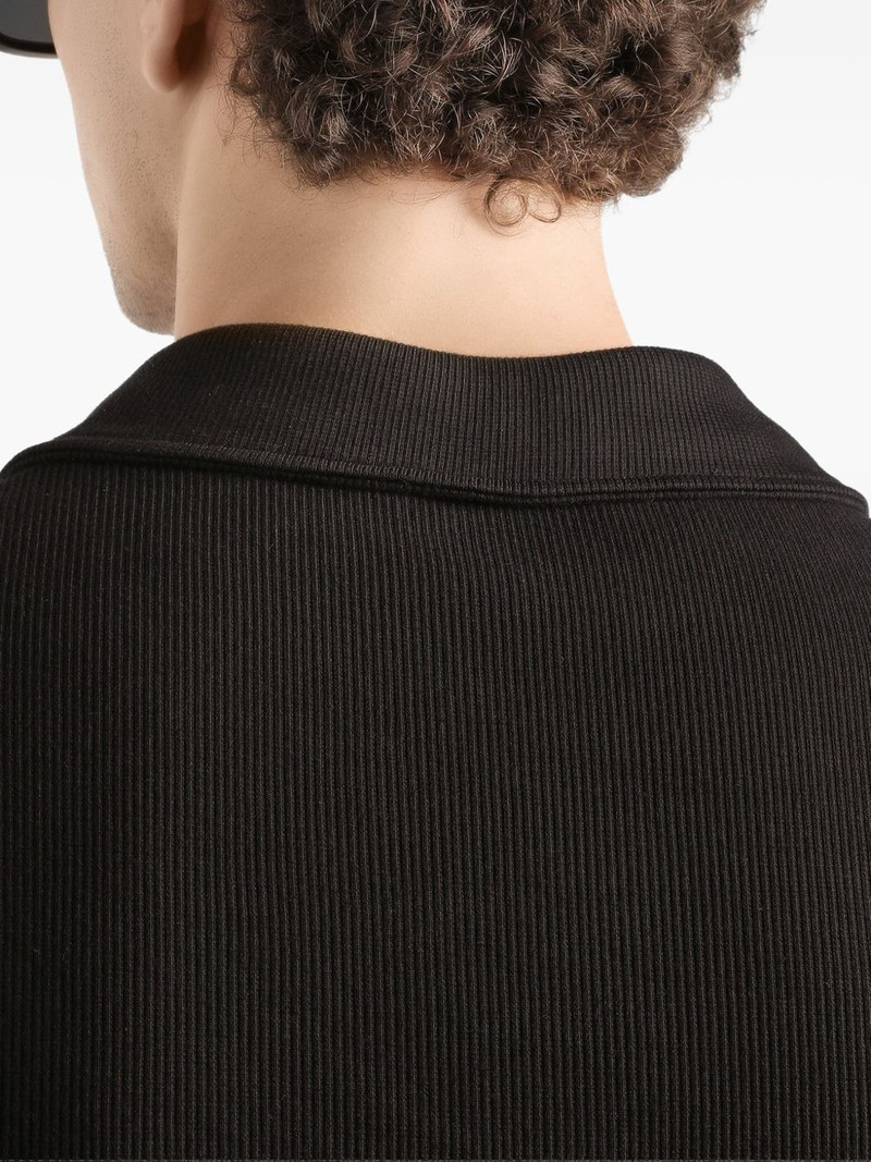 corded lace-up polo shirt 5