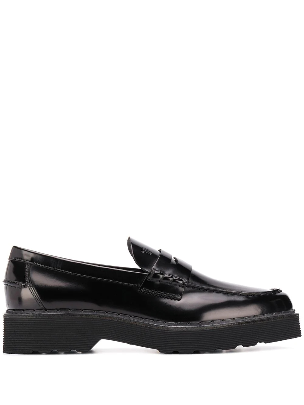 leather loafers - 1