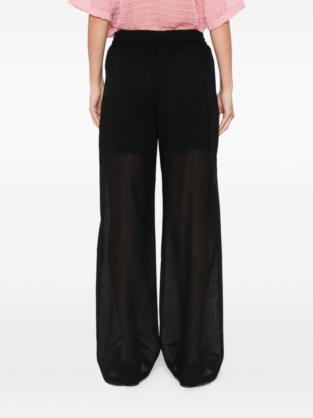 drawstring-waist trousers - 4