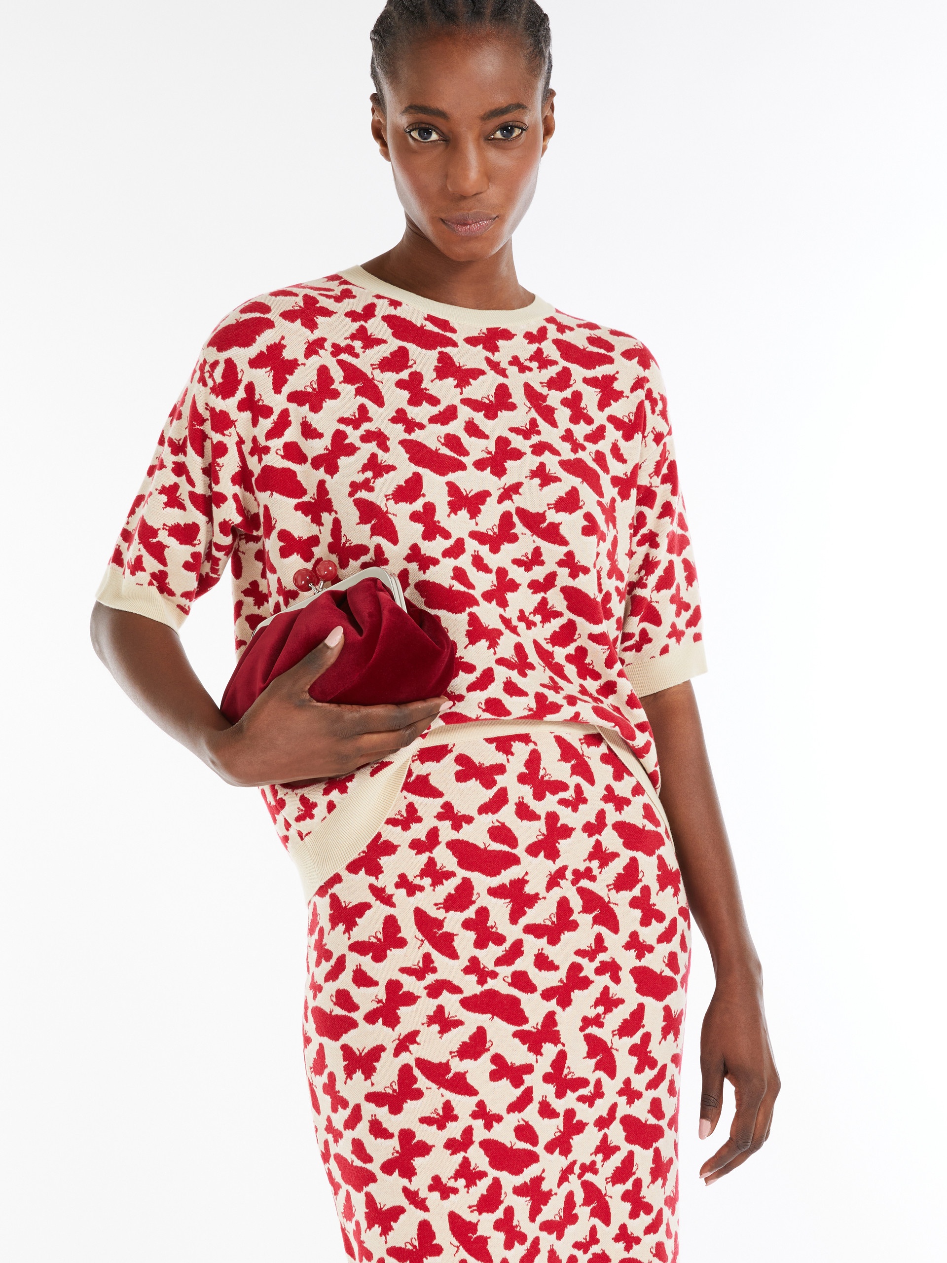 ZUFOLO Jacquard viscose knit T-shirt - 5