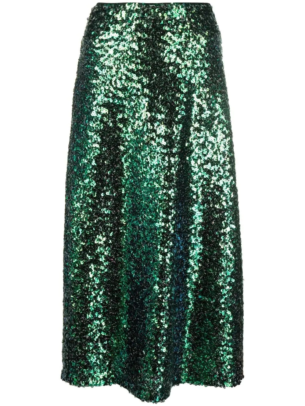 sequin A-line midi skirt - 1