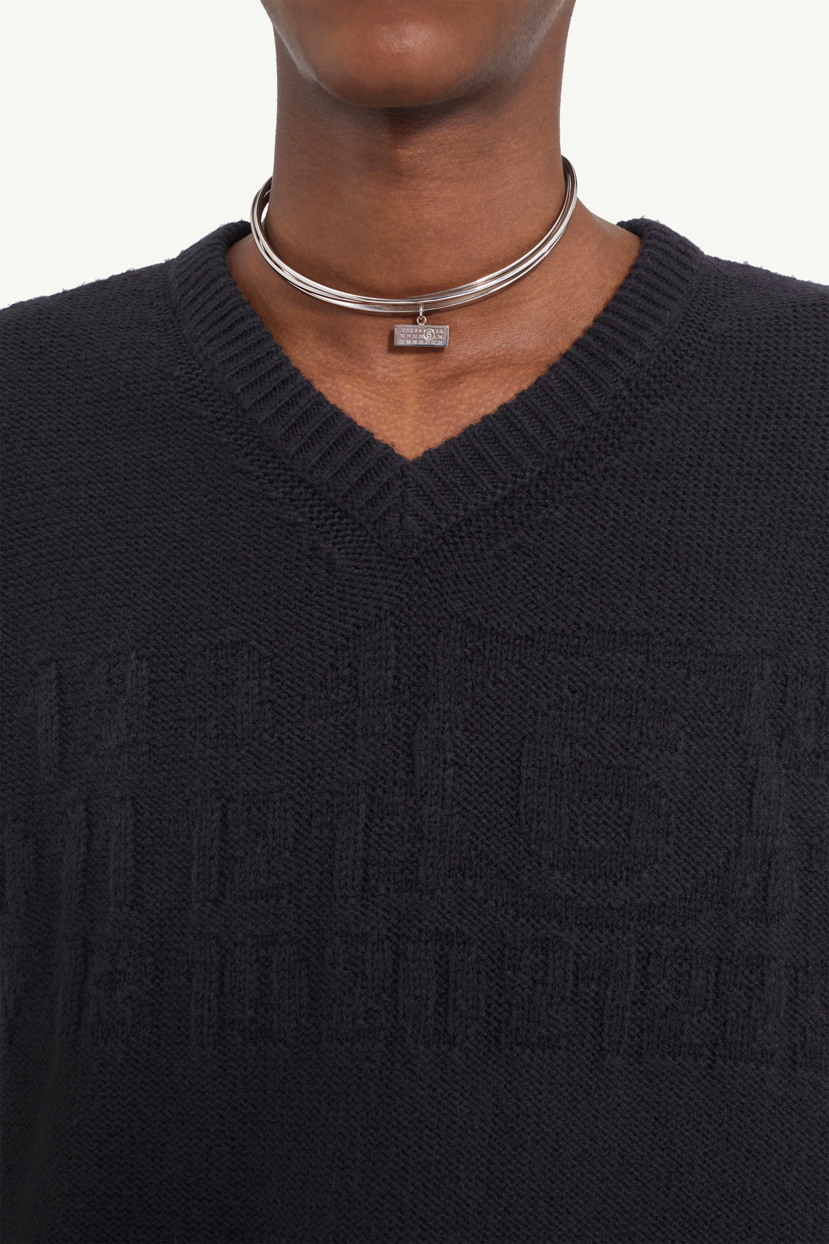 Numbers V-neck gilet - 5