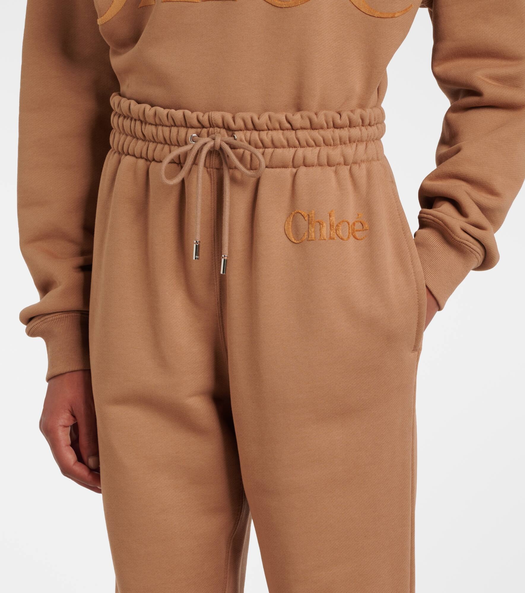 Cotton fleece sweatpants - 4