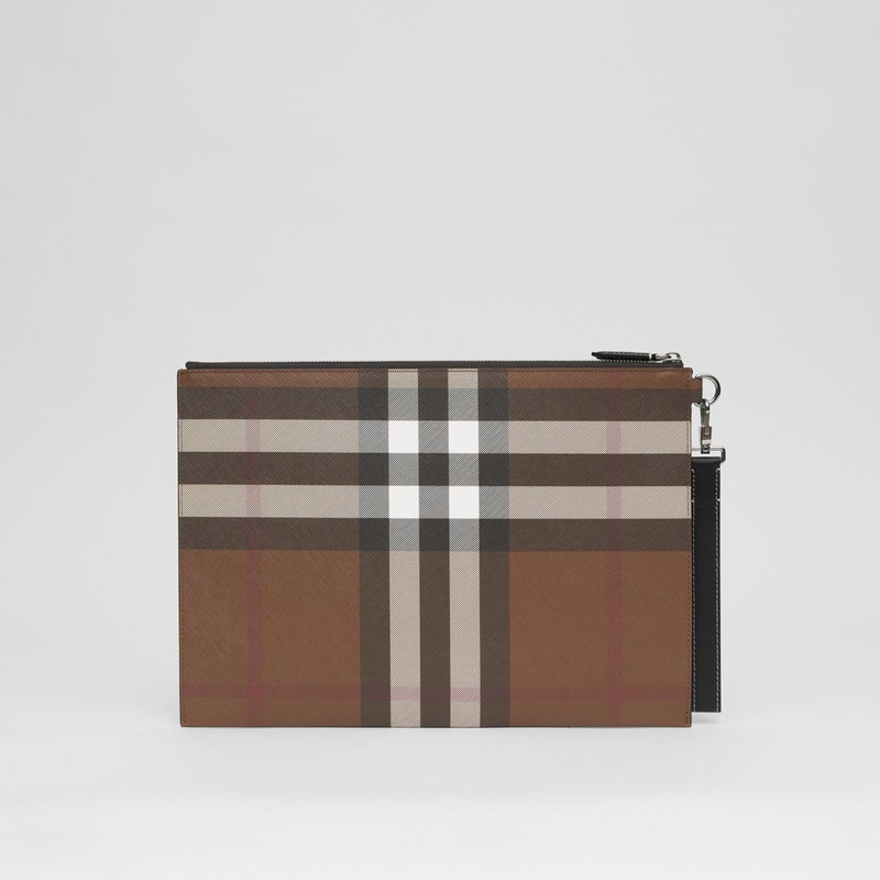 Large Check Zip Pouch 9