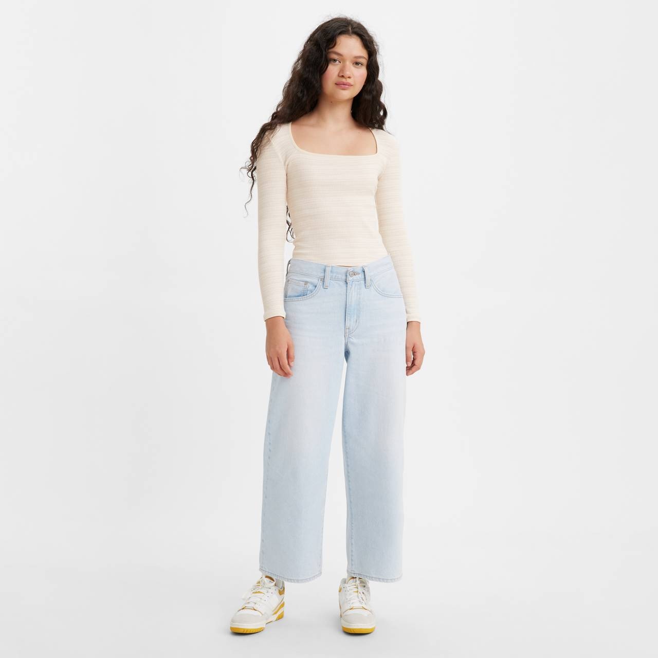 BAGGY HIGH WATER JEANS - 1