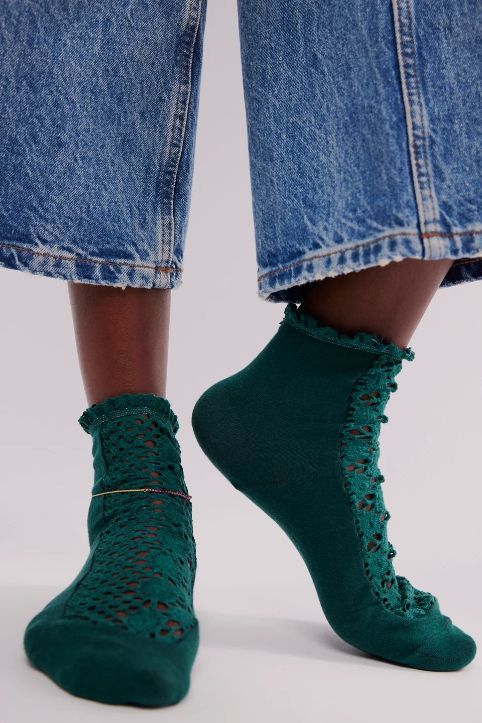 Rubies Crochet Socks - 1