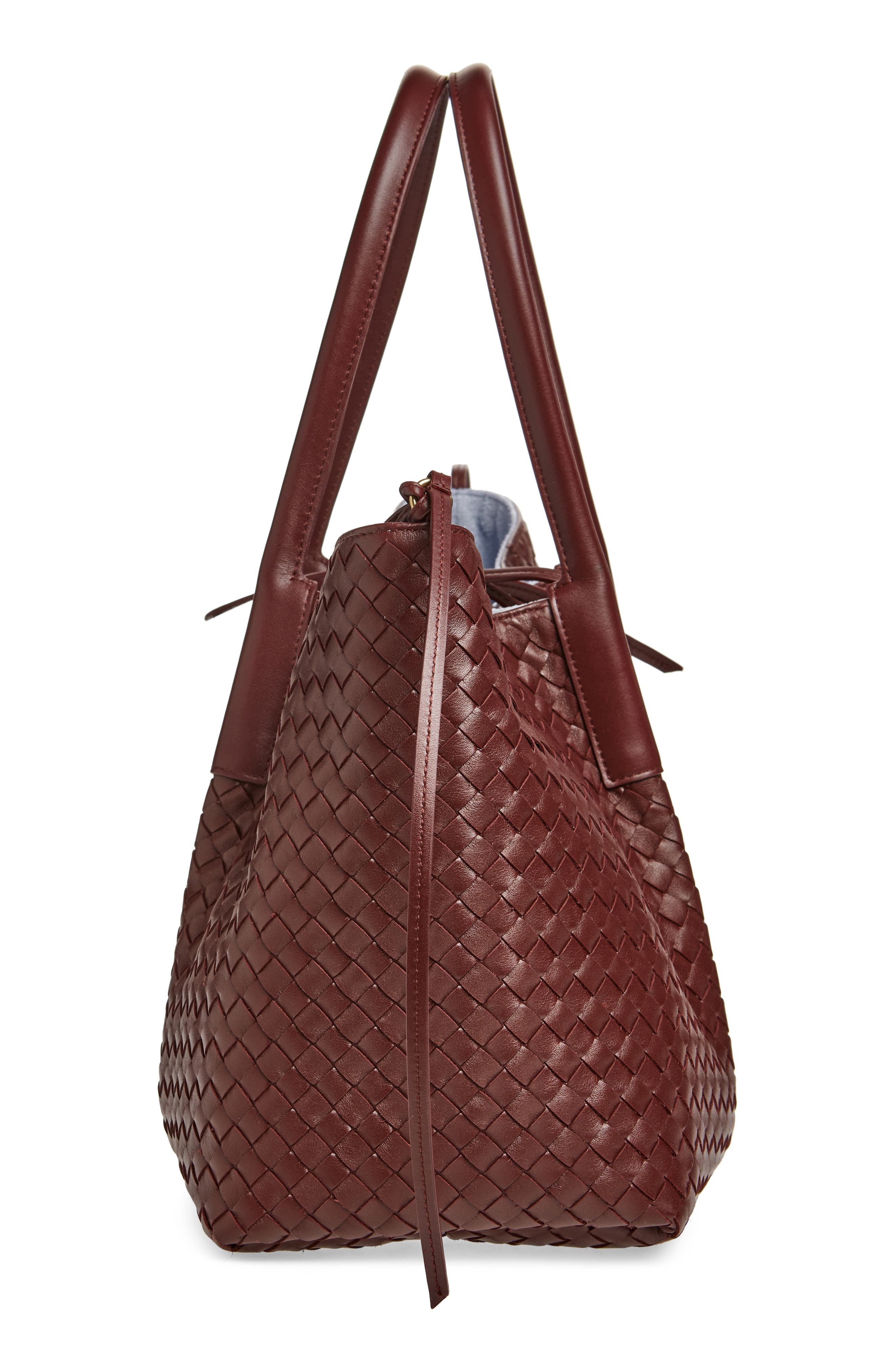 Bottega Veneta Leather & Suede Reversible Tote in Madder Brown/Lunar-M B at Nordstrom - 6