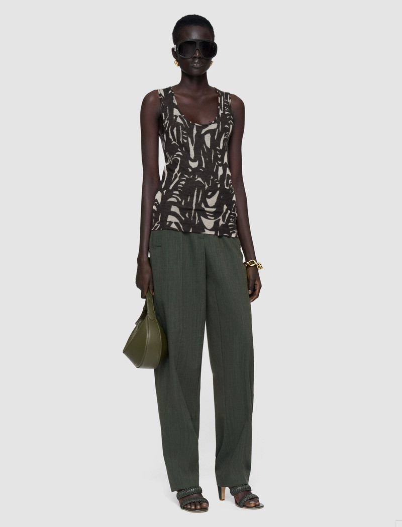 JOSEPH Silla Cashair Jacquard Vest outlook