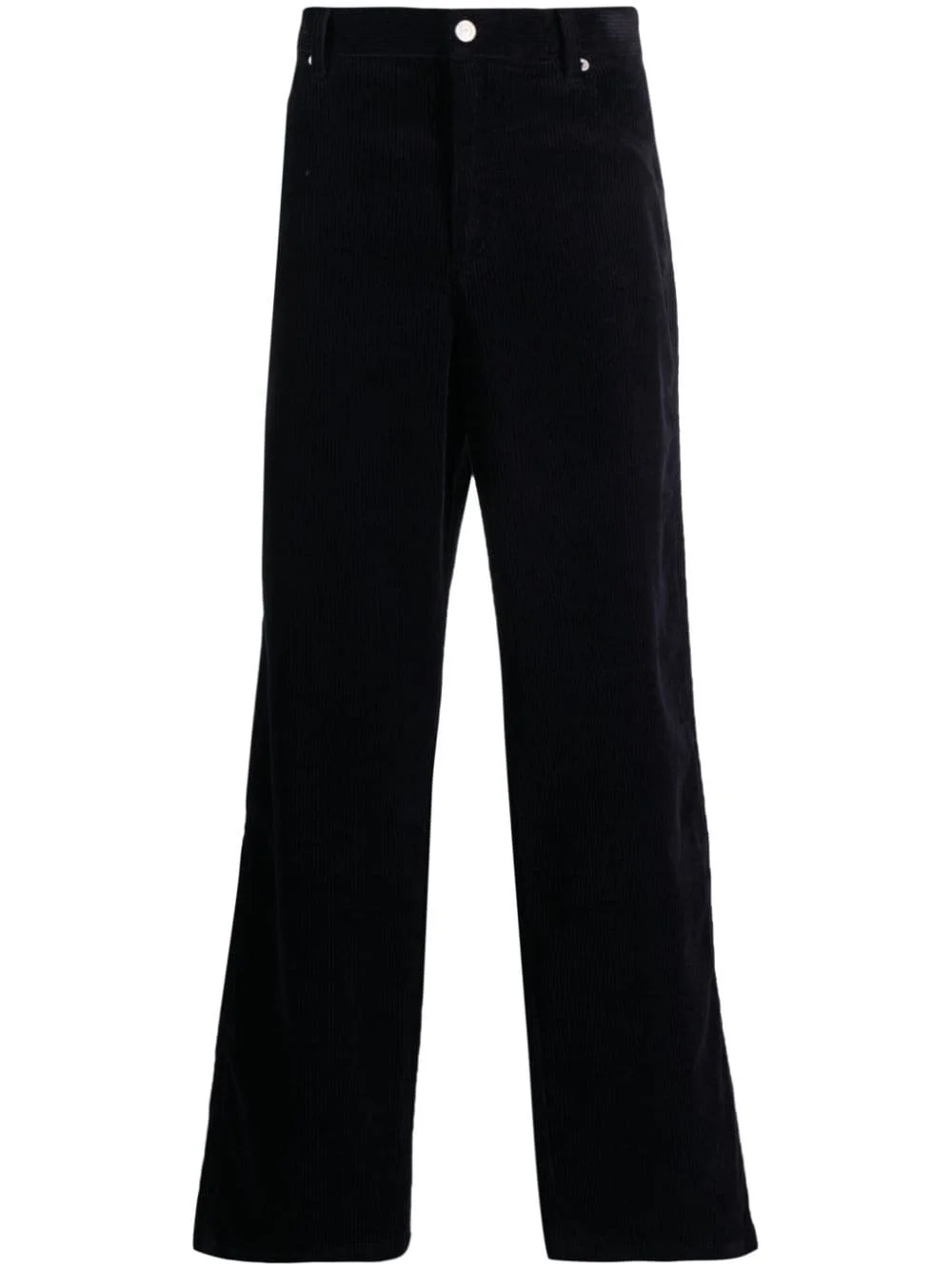 corduroy straight-leg trousers - 1