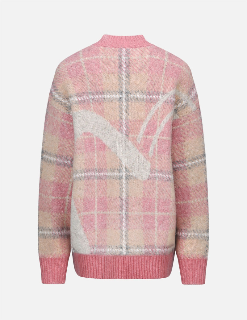 EVISU Checked Knitted Sweater outlook