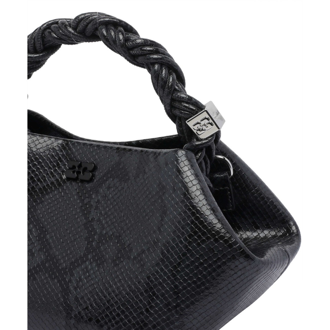 Ganni Women Small Ganni Bou Snake Handbag - 2