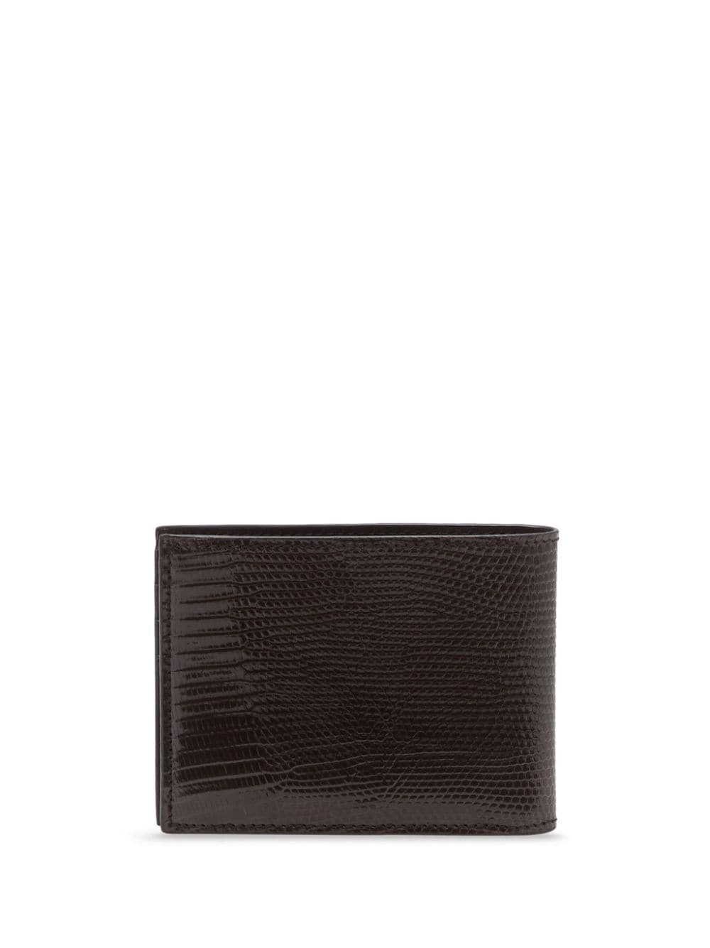 lizard-embossed bi-fold wallet - 2