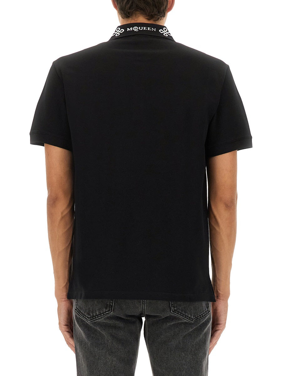Polo Shirt With Logo On The Collar - 3