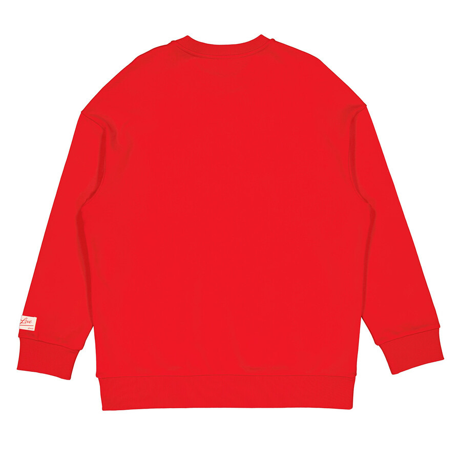 Stella McCartney Red 2001 Logo Crest Embroidred Sweatshirt - 2