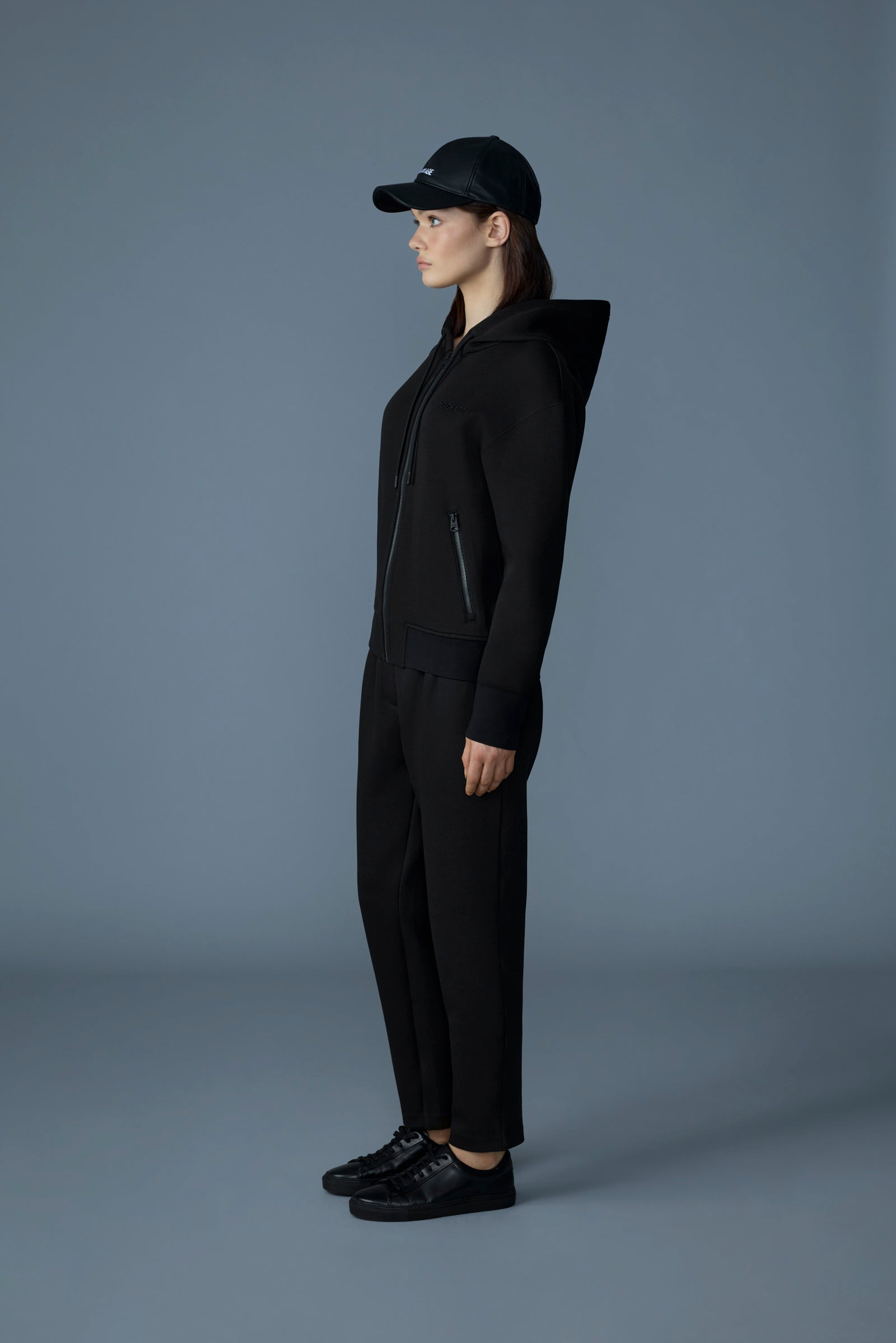 KRYSSA Double-Face Zip-Up Hoodie - 3