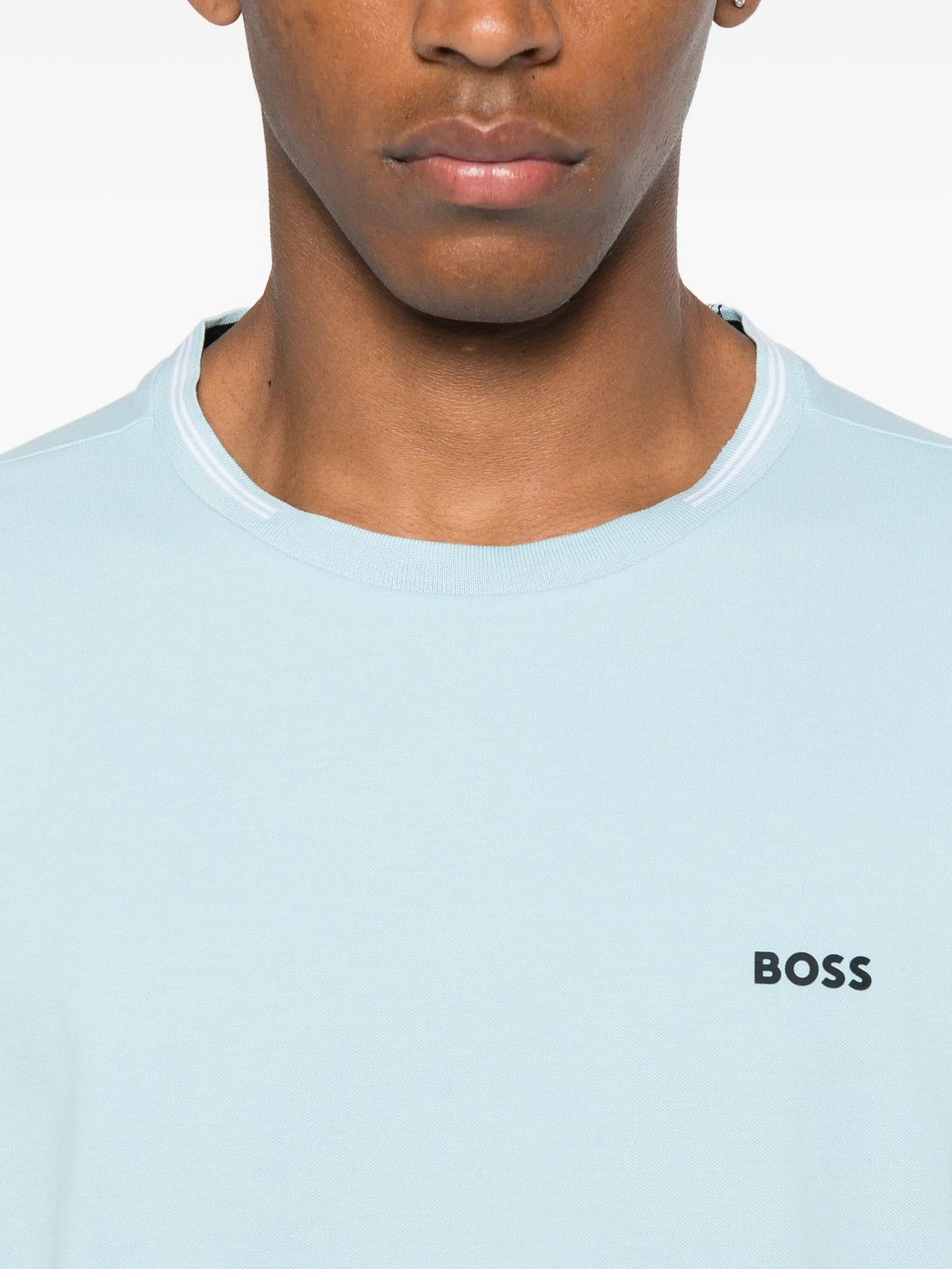 Boss Crew-neck Cotton T-shirt - 3