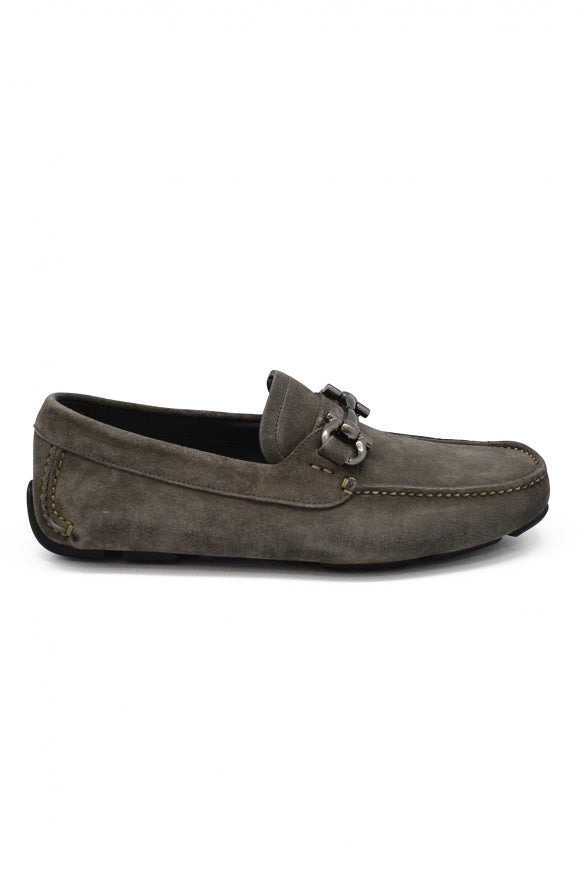 Salvatore Ferragamo Men Driver Gancini Loafers - 1