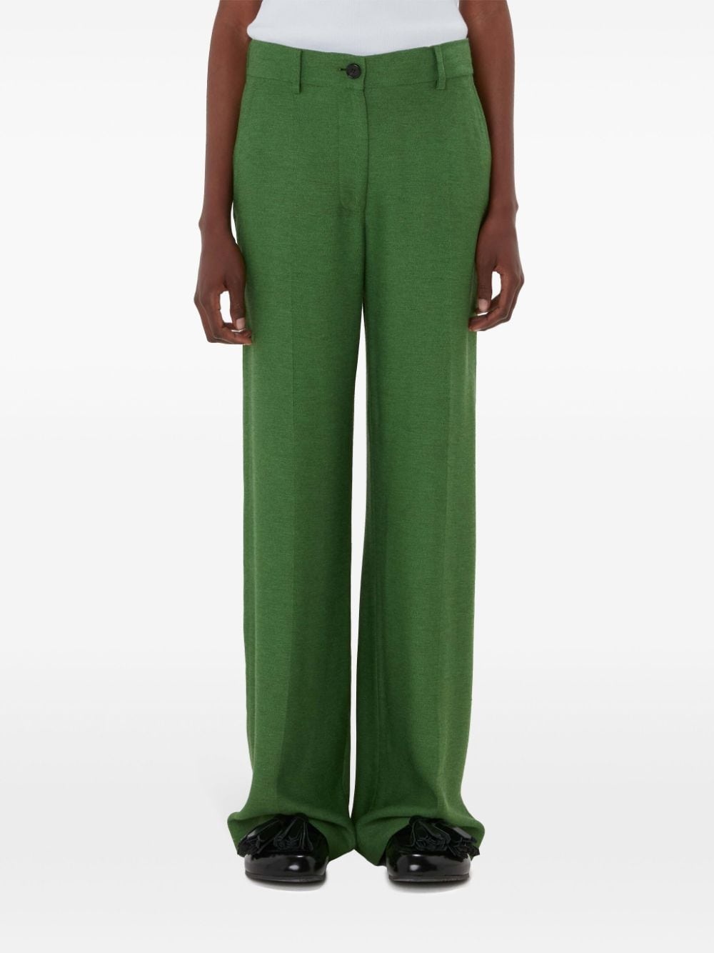 mid-rise tailored trousers - 3