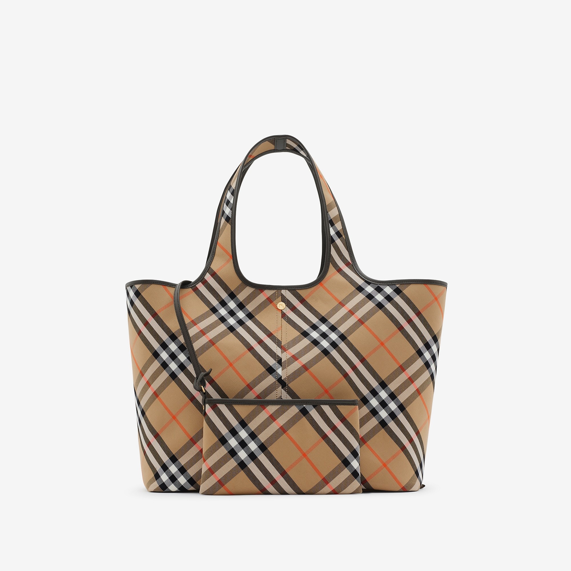 Medium Check Tote - 6