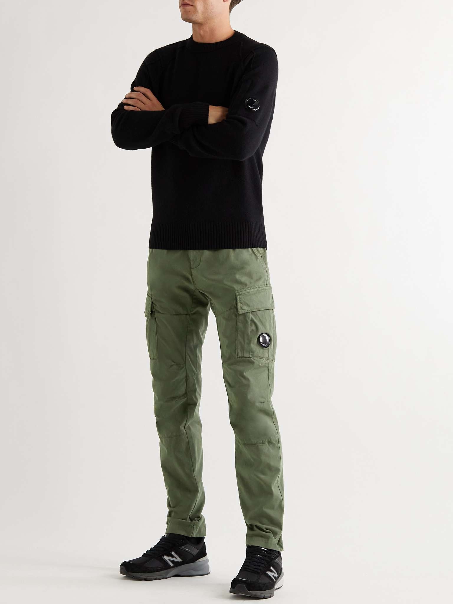 Slim-Fit Tapered Garment-Dyed Stretch-Cotton Sateen Cargo Trousers - 2